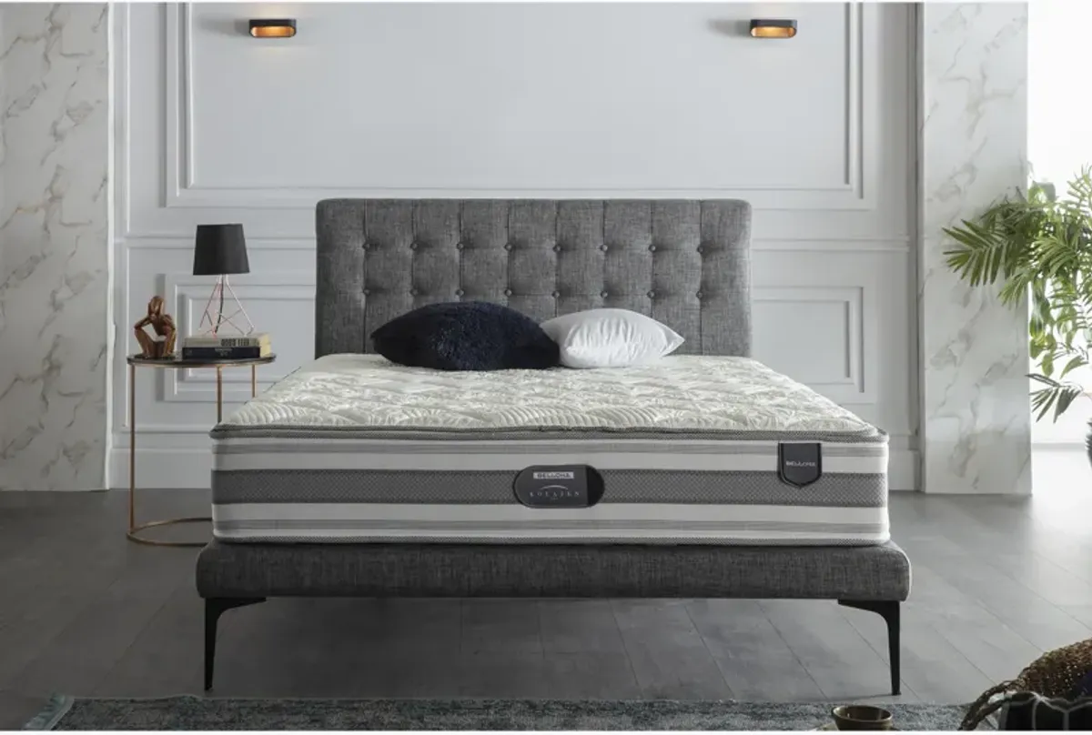 Stratton Dark Gray Upholstered Bed