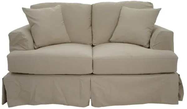 Sutton Sand Slipcover Loveseat