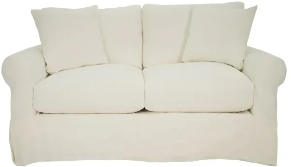Sterling Snow Slipcover Loveseat