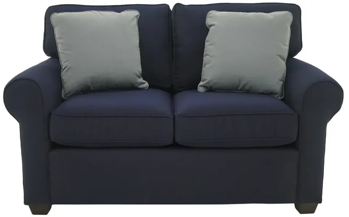 Sunbrella Navy Loveseat