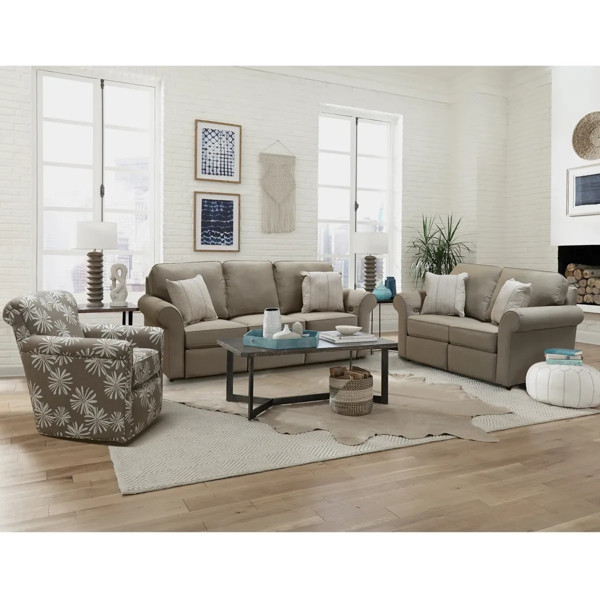 Sunbrella Natalie Power Reclining Loveseat