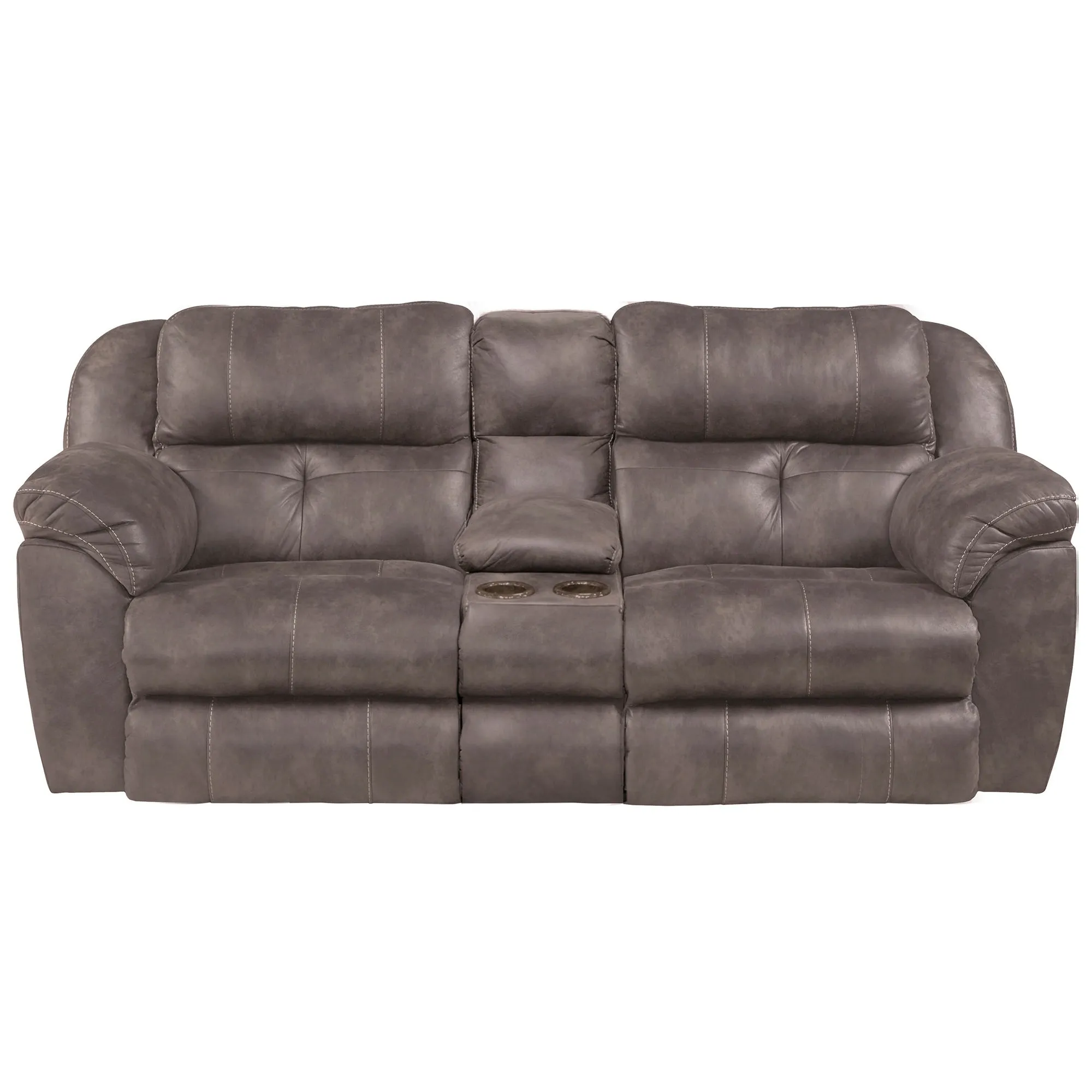 Ferrington Dusk Power Headrest Reclining Console Loveseat with Power Lumbar