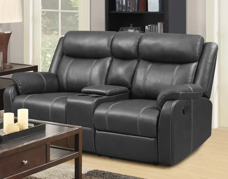 Bingo Reclining Console Loveseat