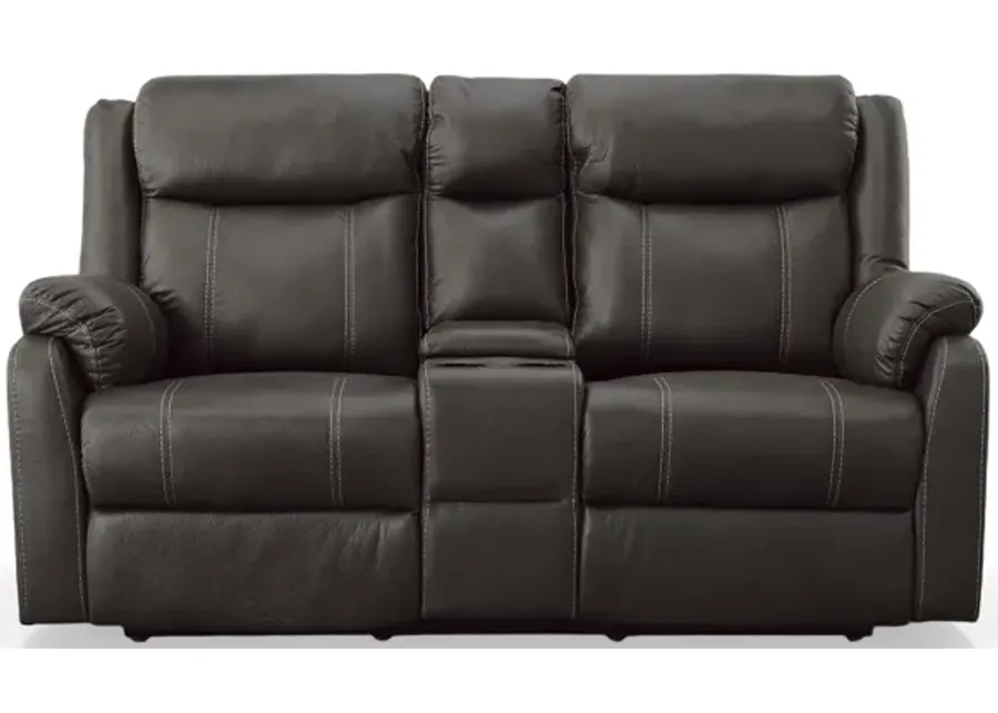 Bingo Reclining Console Loveseat