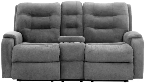 Arlo Power Headrest Reclining Console Loveseat with Power Lumbar