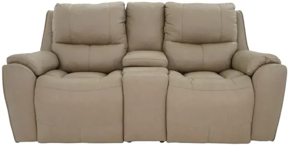 Westchester Power Headrest Reclining Console Loveseat