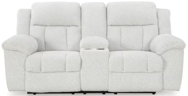 Frohn Snow Reclining Console Loveseat