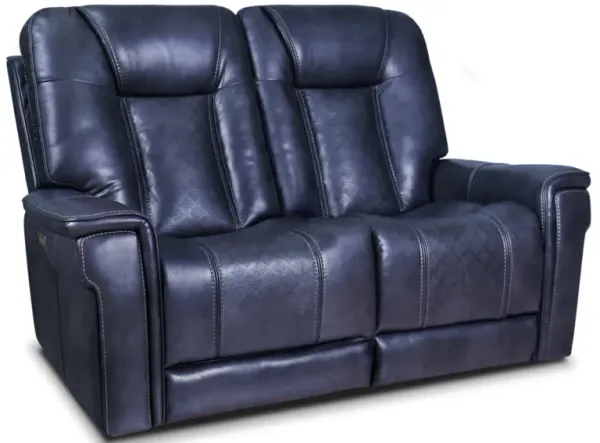 Nick Ocean Zero Gravity Power Headrest Reclining Loveseat with Power Lumbar