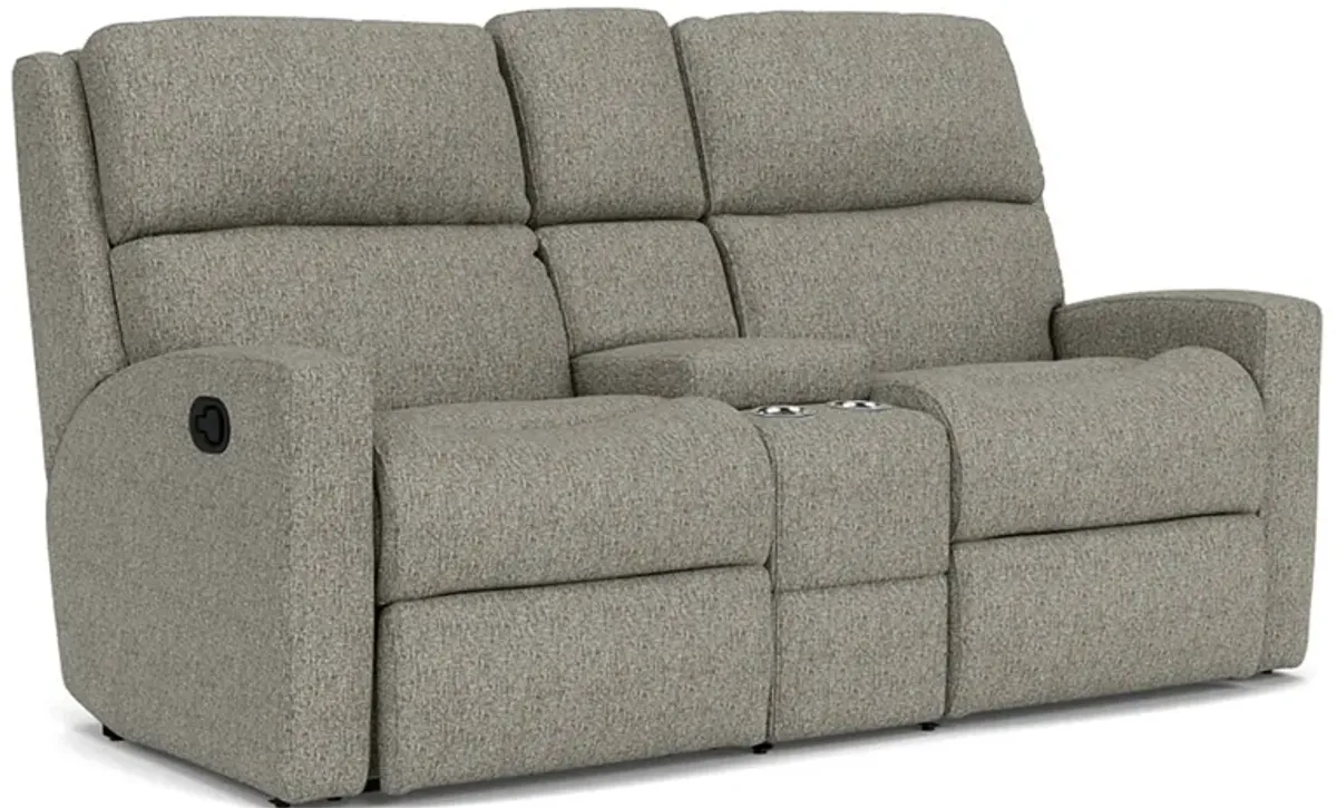 Catalina Power Headrest Reclining Console Loveseat