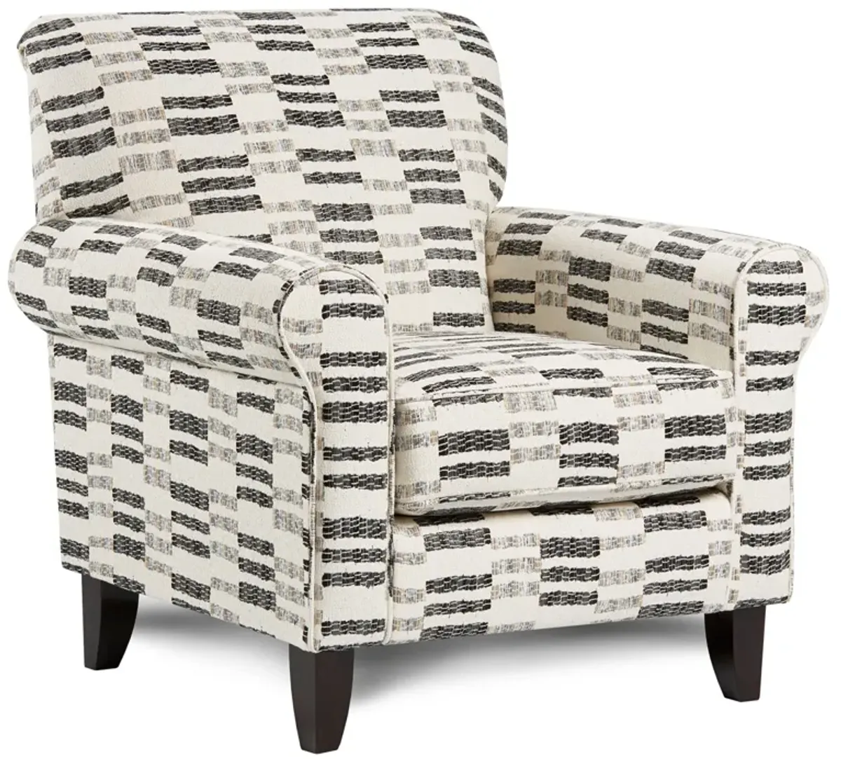 Vibrant Popstitch Pebble Accent Chair