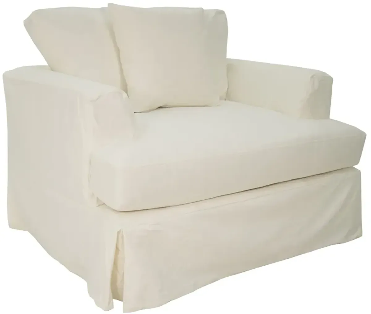 Sutton Snow Slipcover Chair