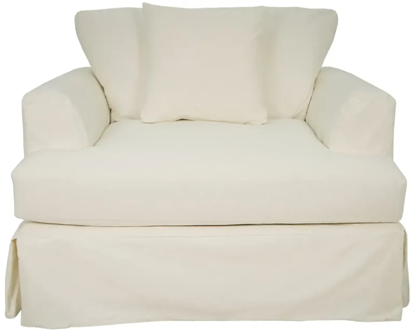 Sutton Snow Slipcover Chair