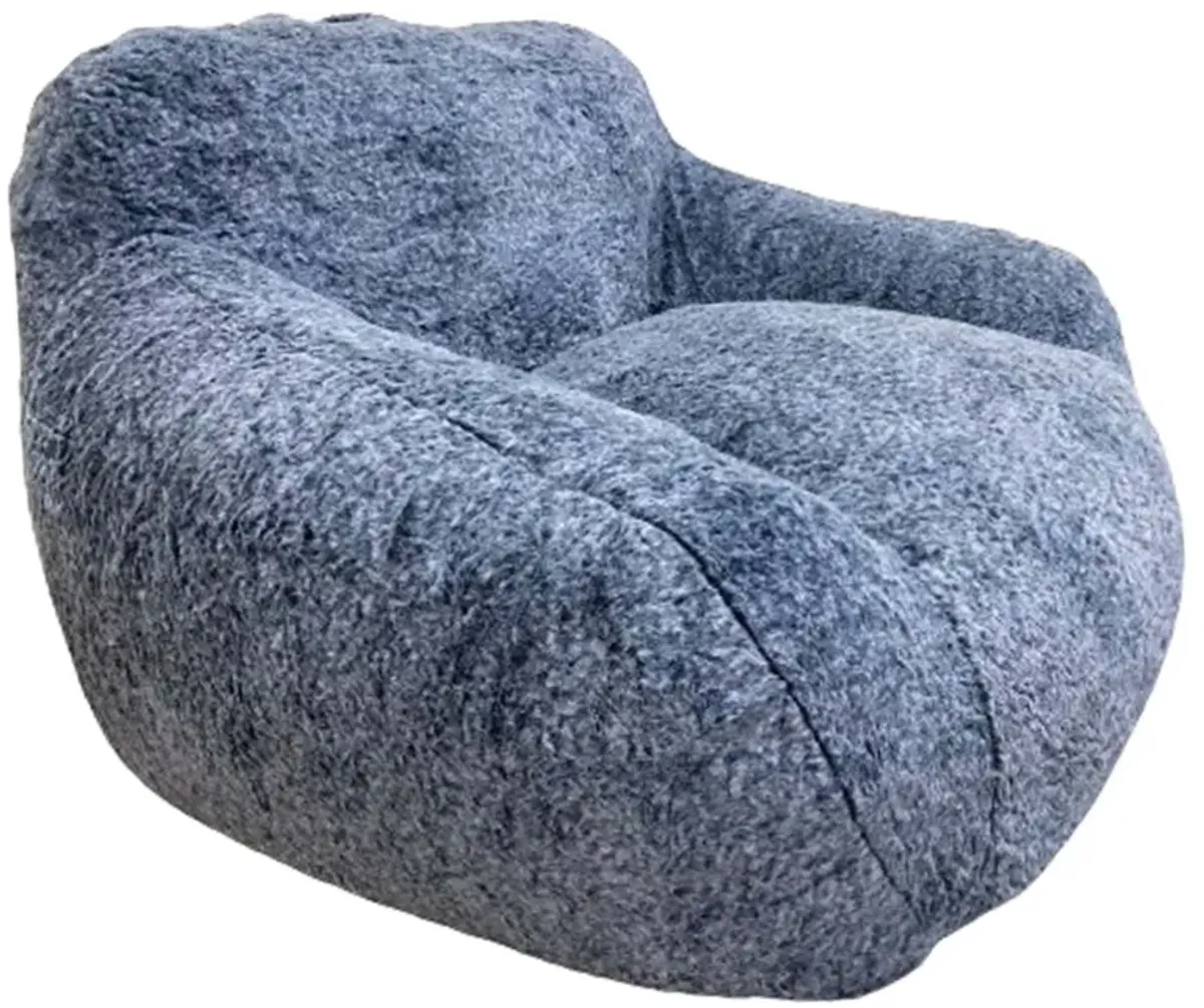 Tore Grey Bean Bag Chair