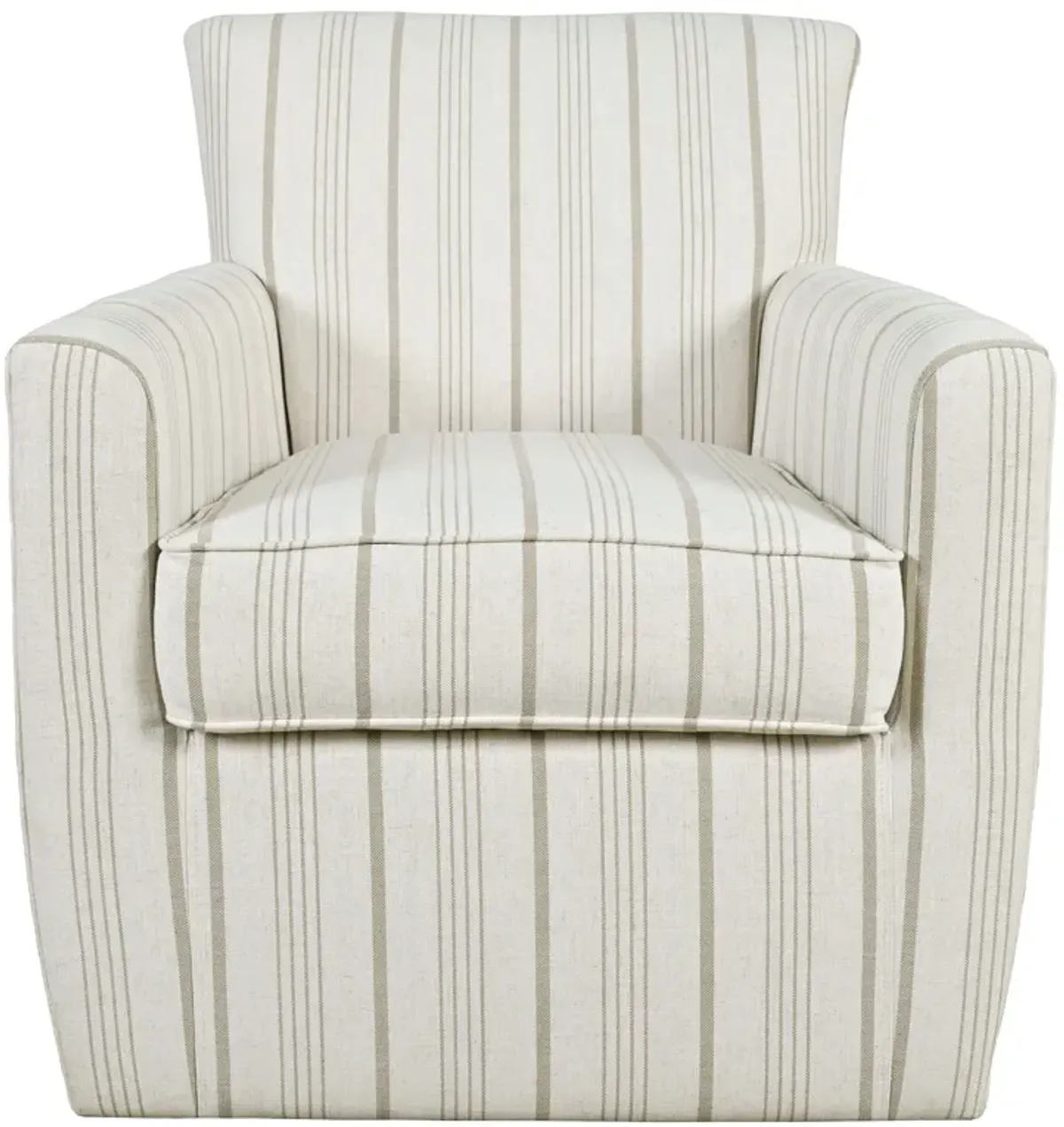 Blakely Beige Stripe Accent Chair