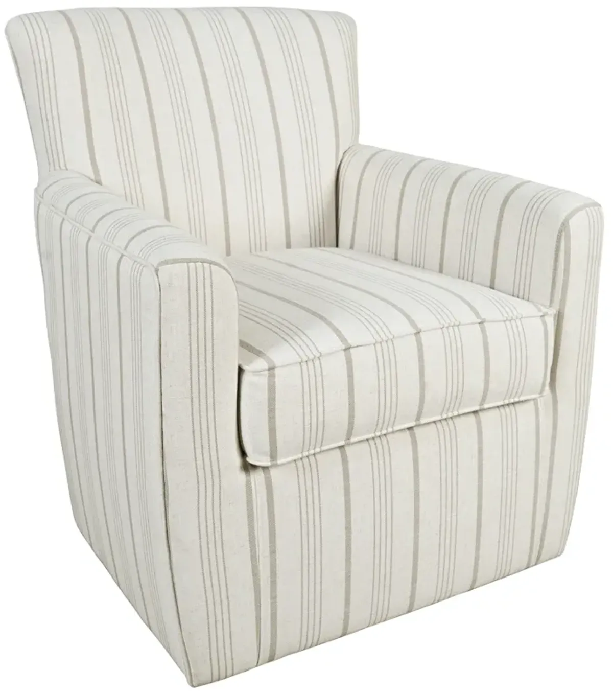 Blakely Beige Stripe Accent Chair