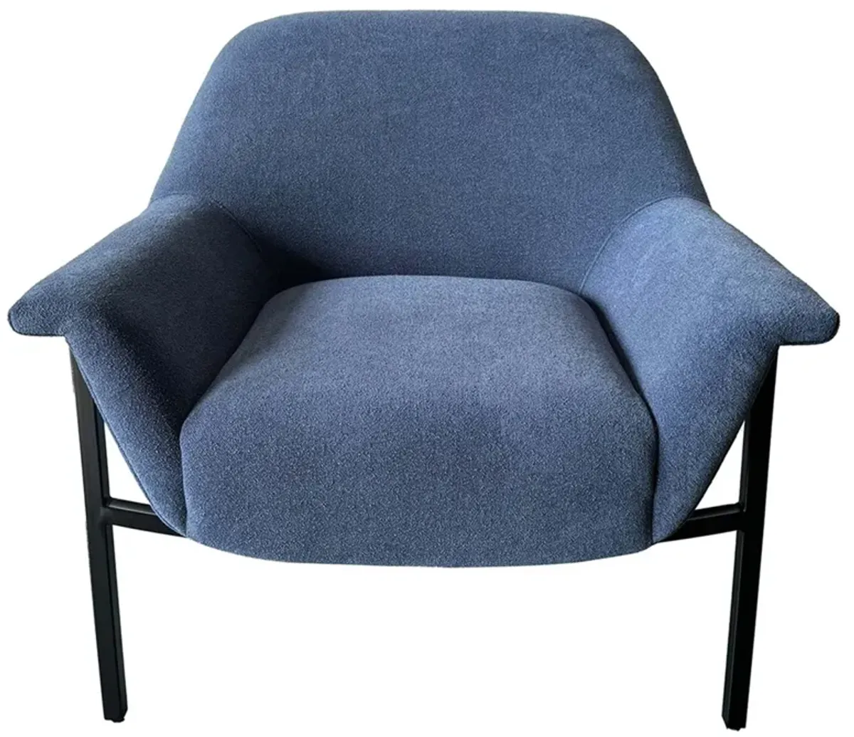 Sabrina Navy Blue Accent Chair