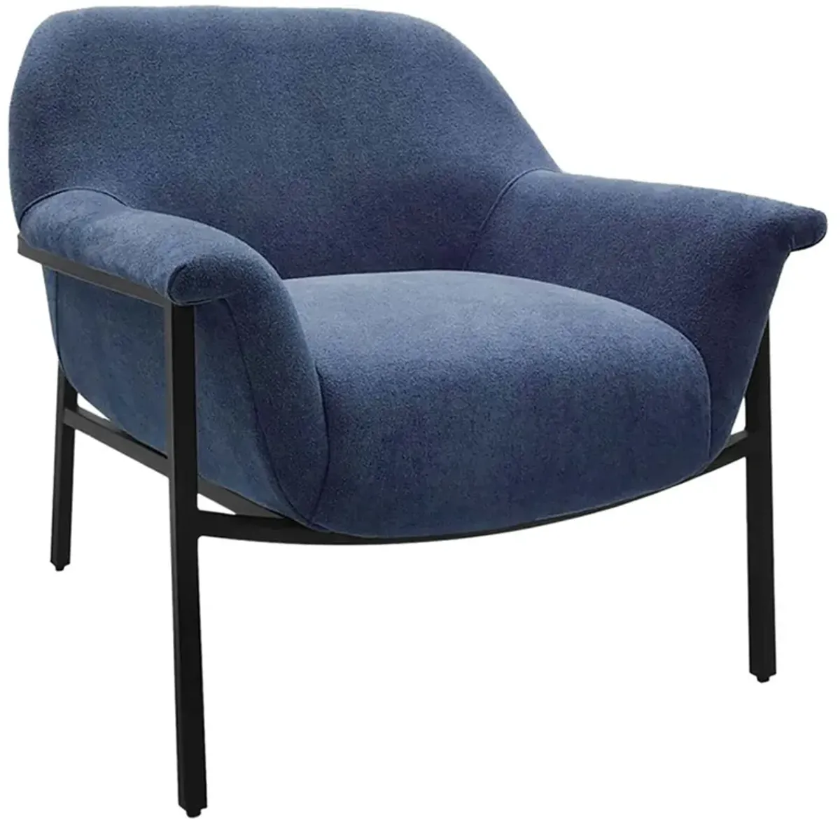 Sabrina Navy Blue Accent Chair