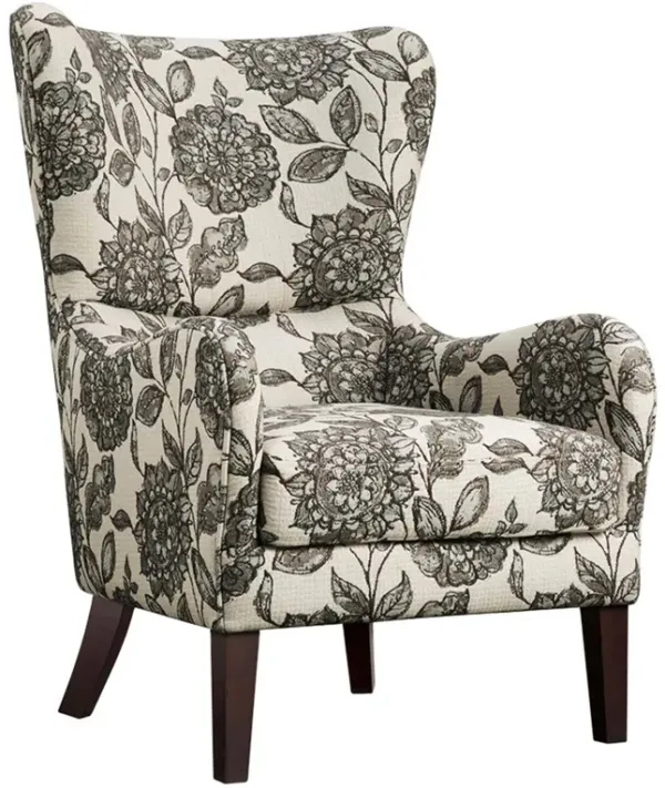 Arianna Swoop Accent Wing Chair