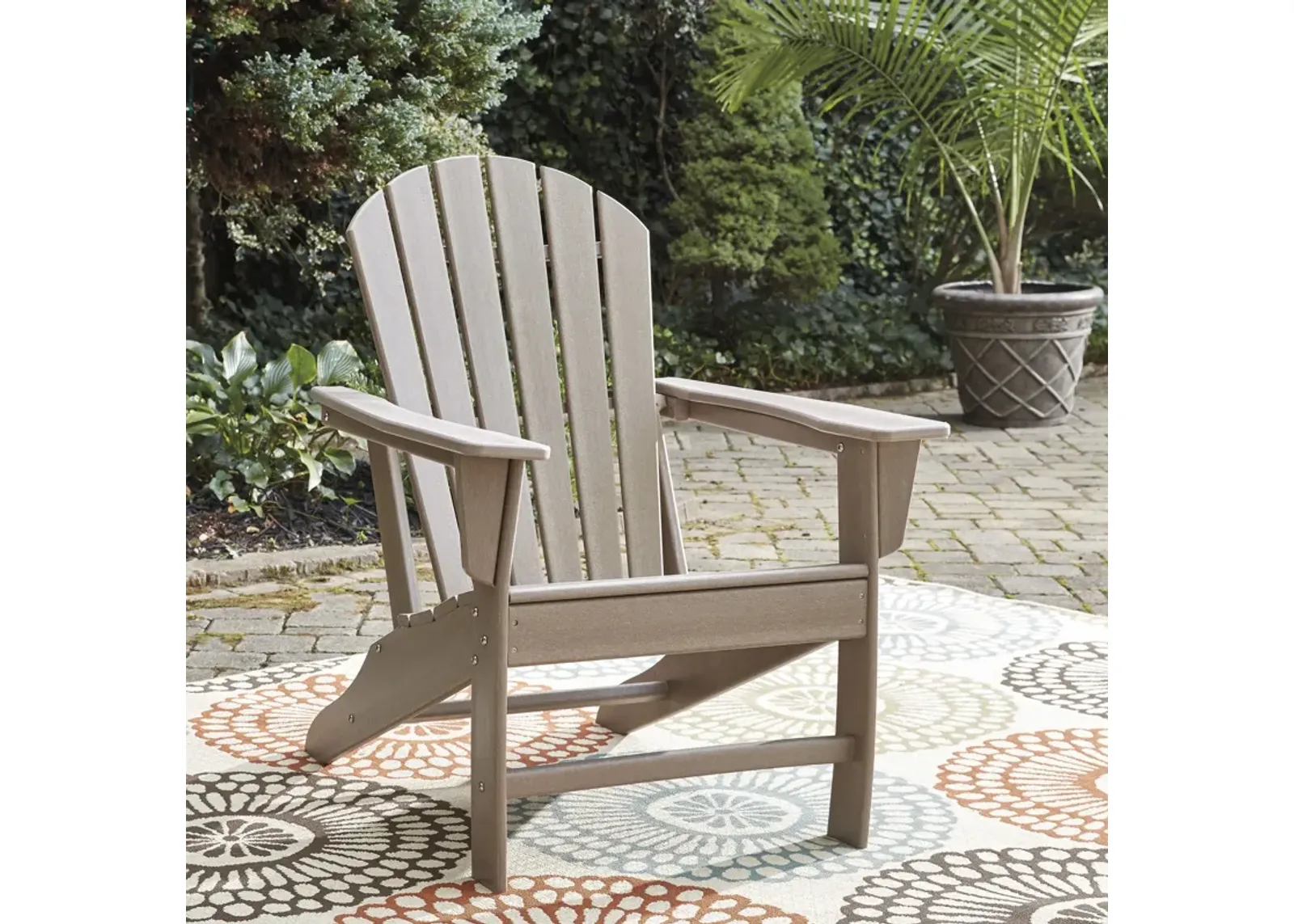 Grayish Brown Adirondack Chair