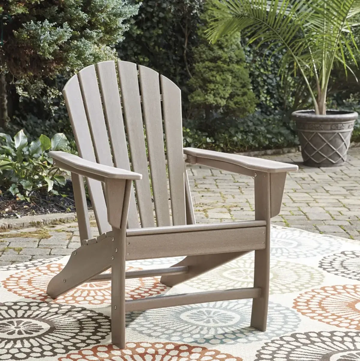 Grayish Brown Adirondack Chair