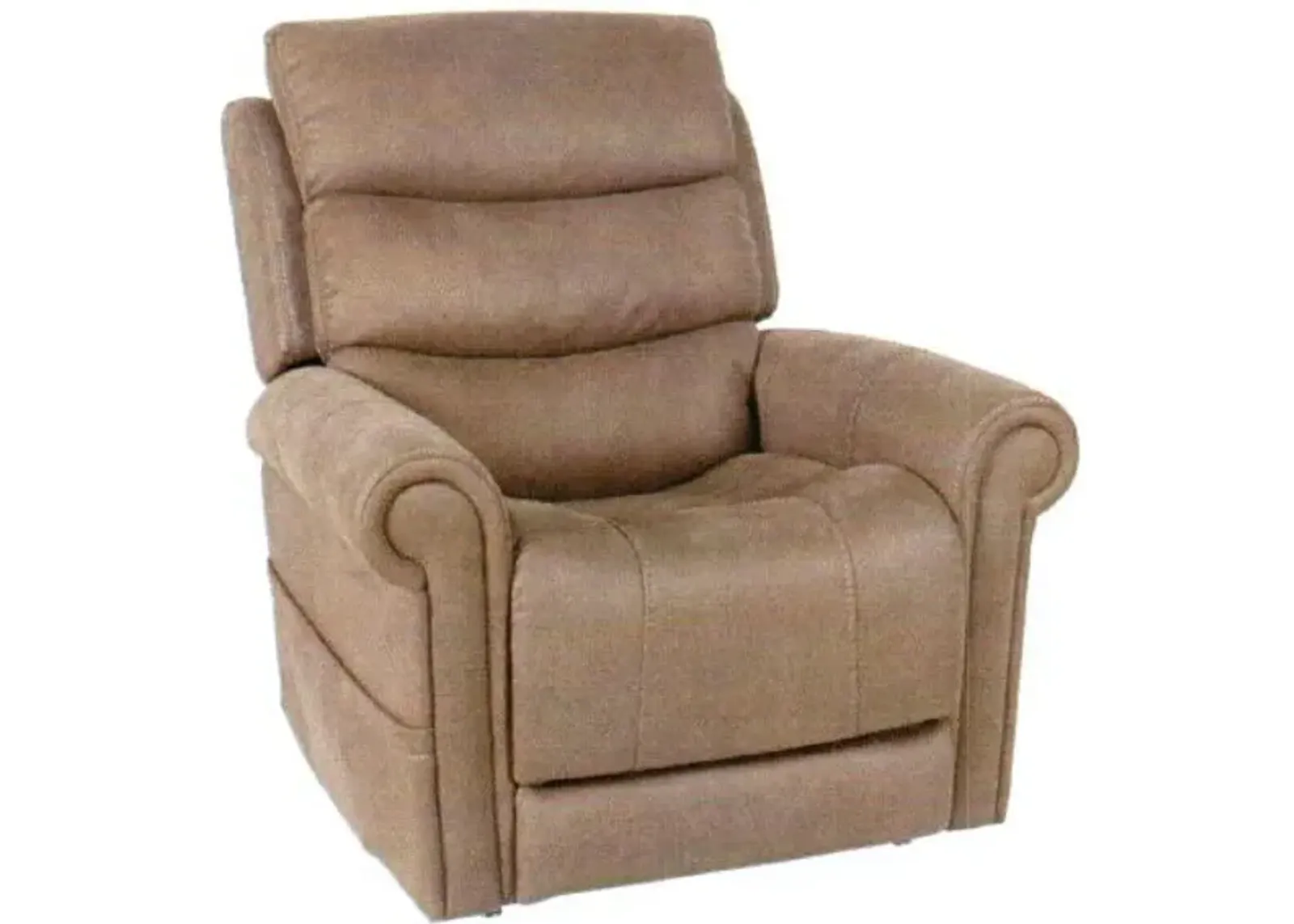 Stonewash Granite Power Headrest Lift Recliner with Power Lumbar