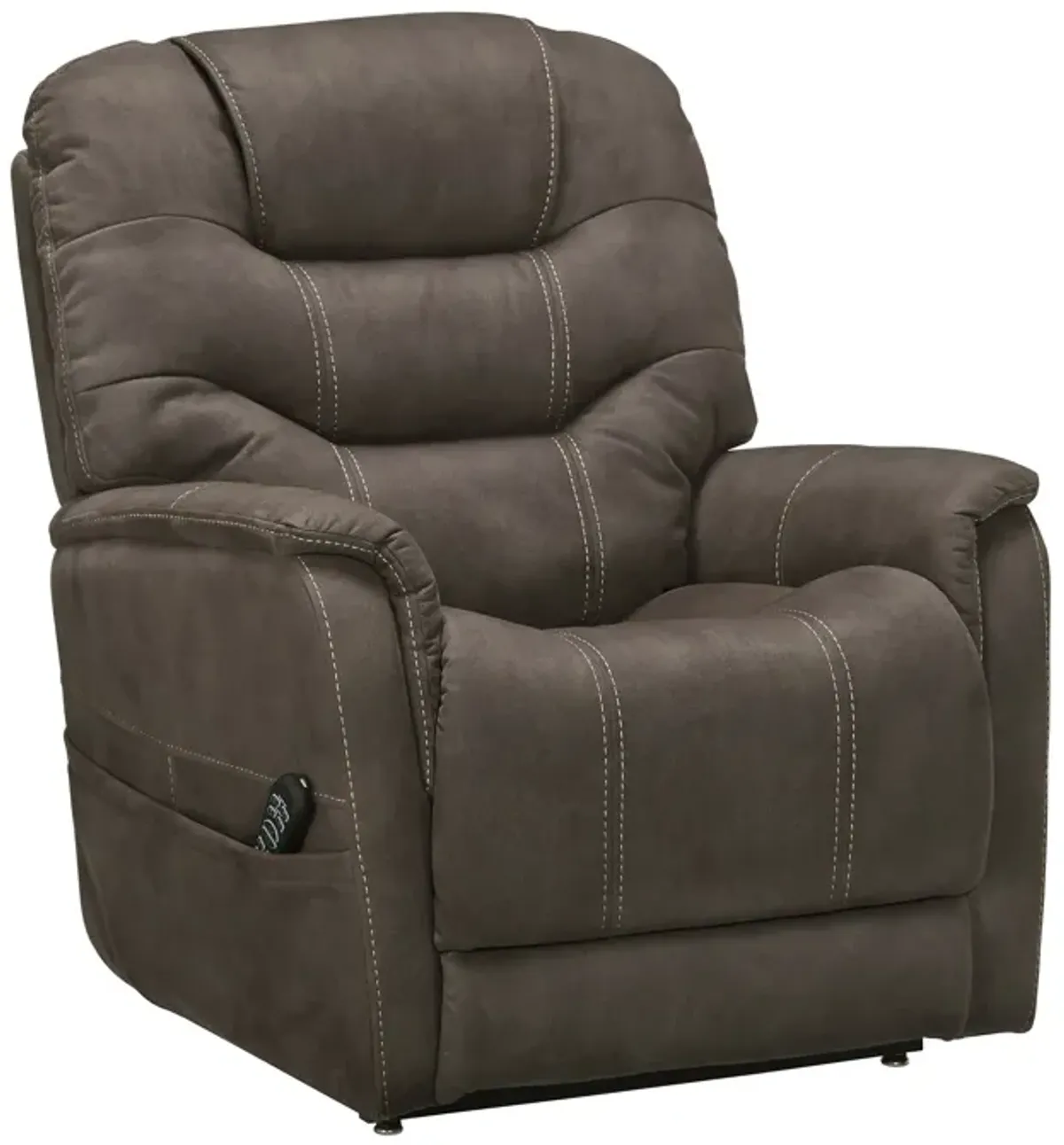 Ballister Espresso Power Headrest Lift Recliner with Power Lumbar