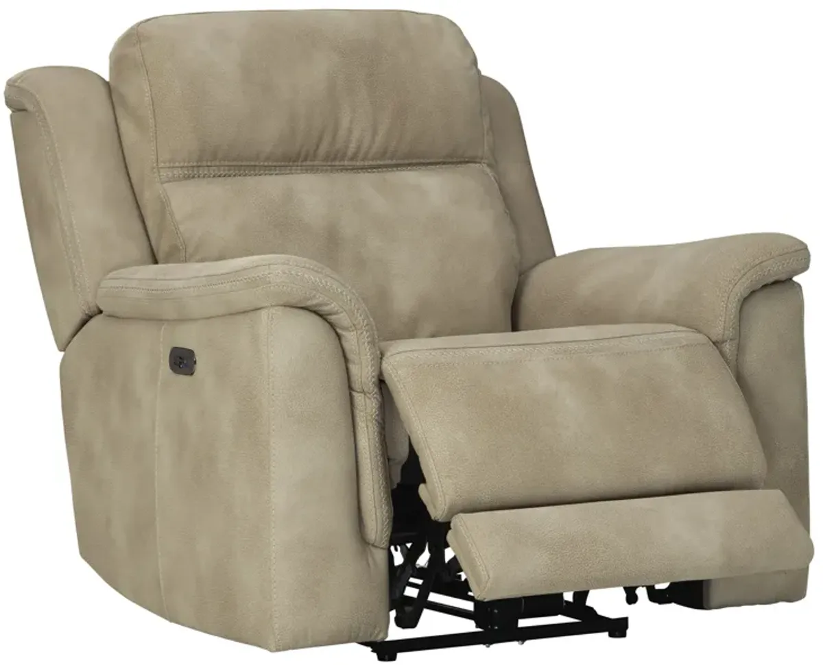 Zero Gravity Durapella Sand Power Headrest Recliner