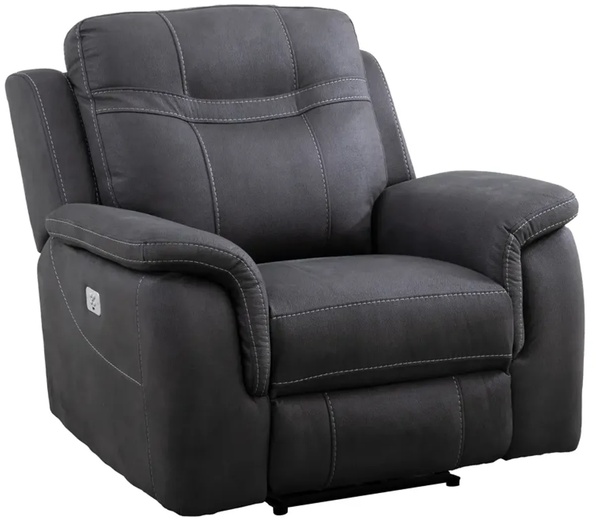 Gemma Grey Power Headrest Recliner