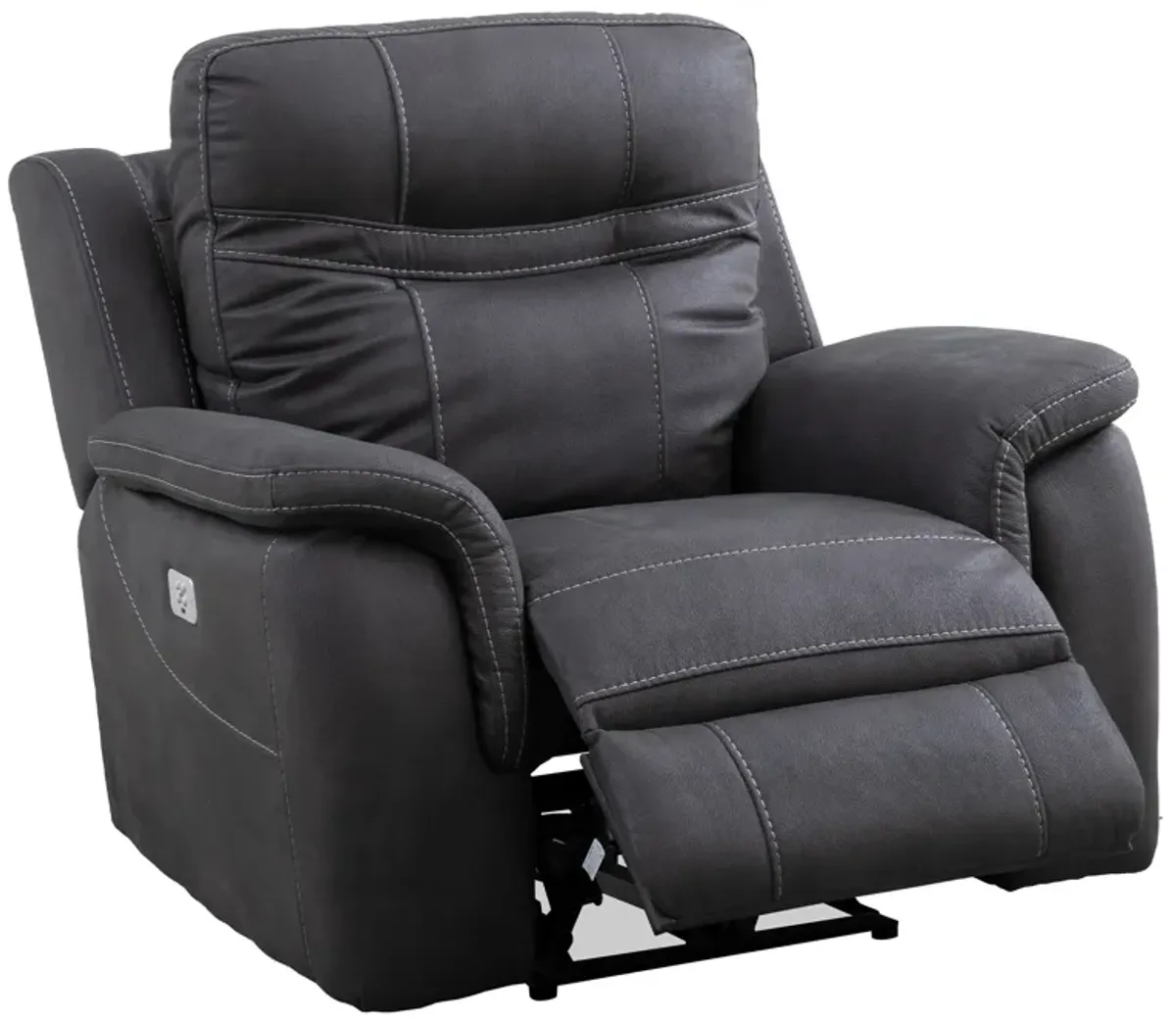 Gemma Grey Power Headrest Recliner