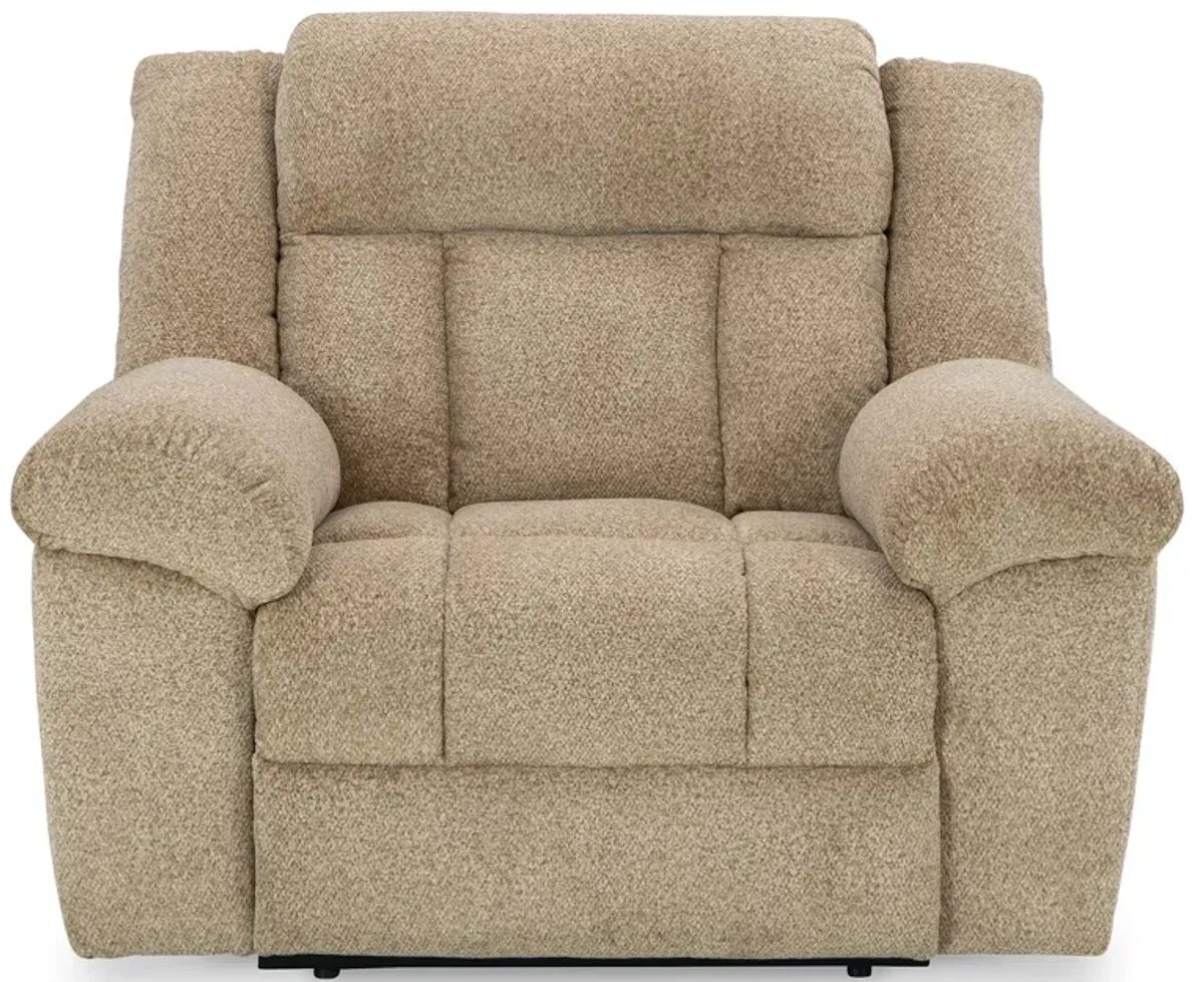 Tip-Off Wheat Power Headrest Recliner