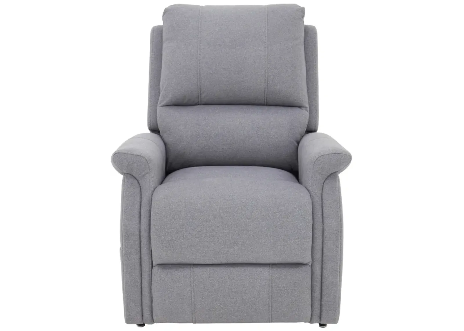 Grafton Gray Power Lift Recliner with Heat and Massage