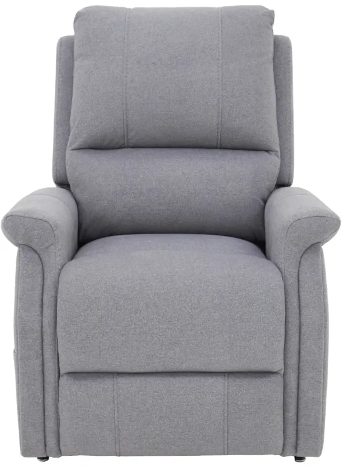 Grafton Gray Power Lift Recliner with Heat and Massage