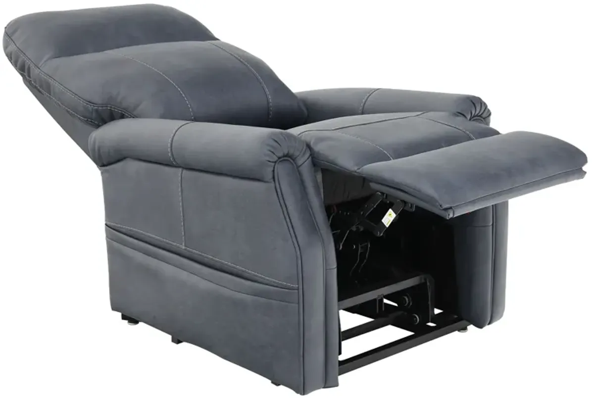 Stanley Slate Power Lift Recliner with Heat and Massage