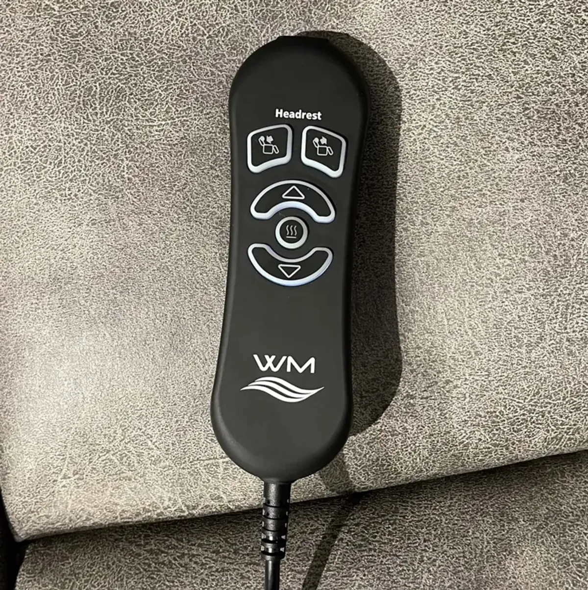 Smoke Power Headrest Lift Recliner with Heat
