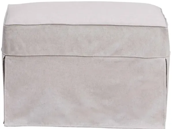 Natalie Slipcover Ottoman