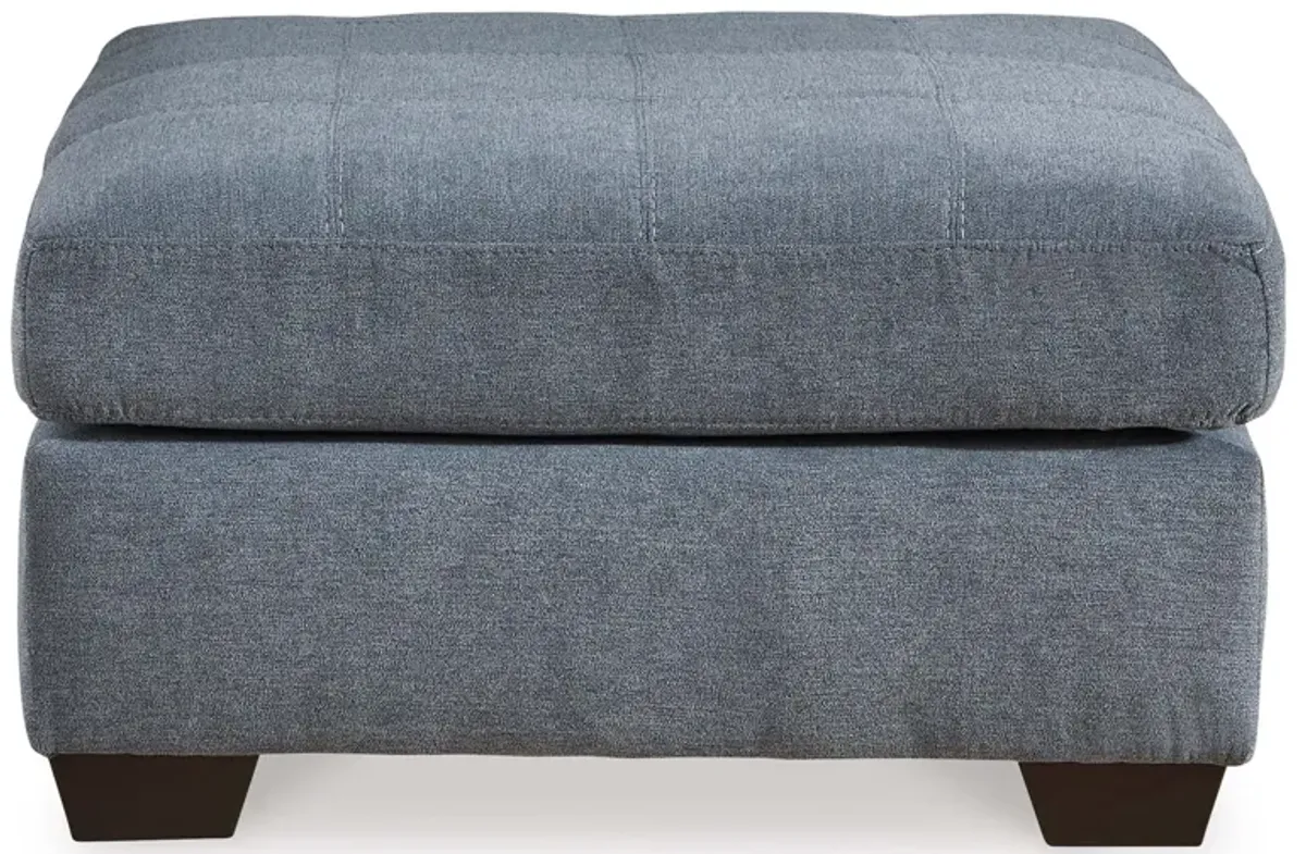 Marleton Denim Oversized Ottoman