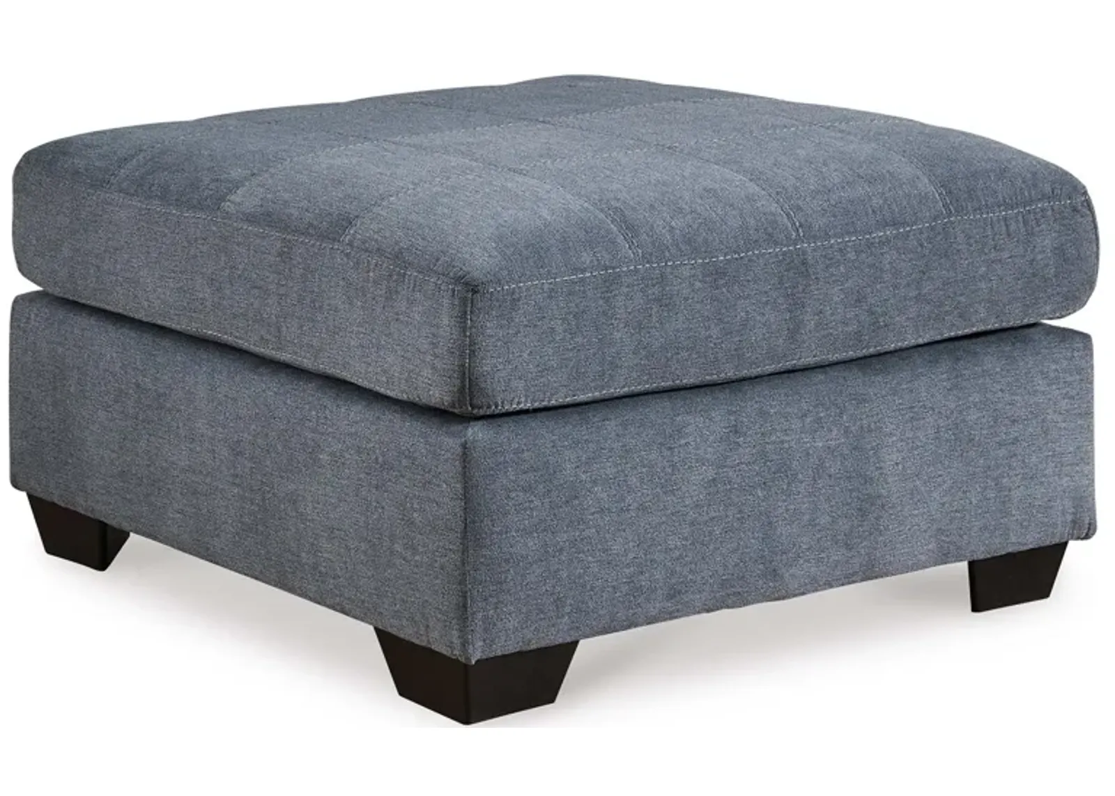 Marleton Denim Oversized Ottoman