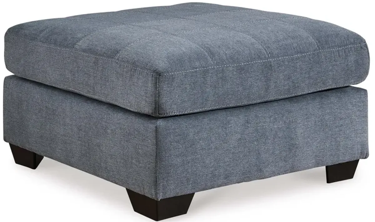 Marleton Denim Oversized Ottoman