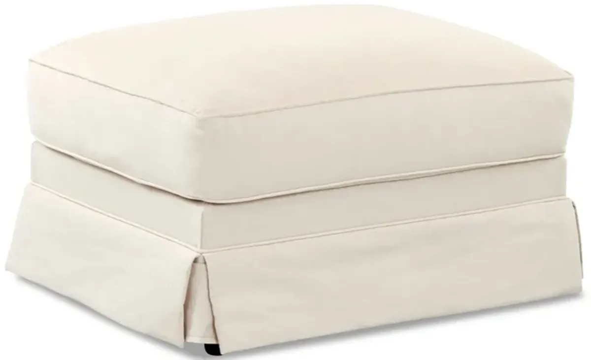 Jenny Slipcover Ottoman