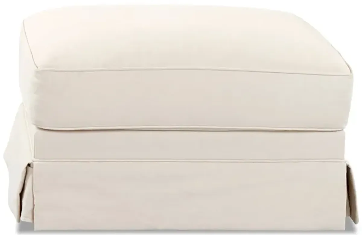 Jenny Slipcover Ottoman