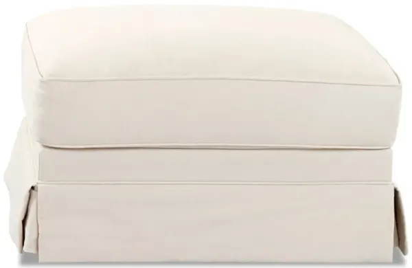 Jenny Slipcover Ottoman
