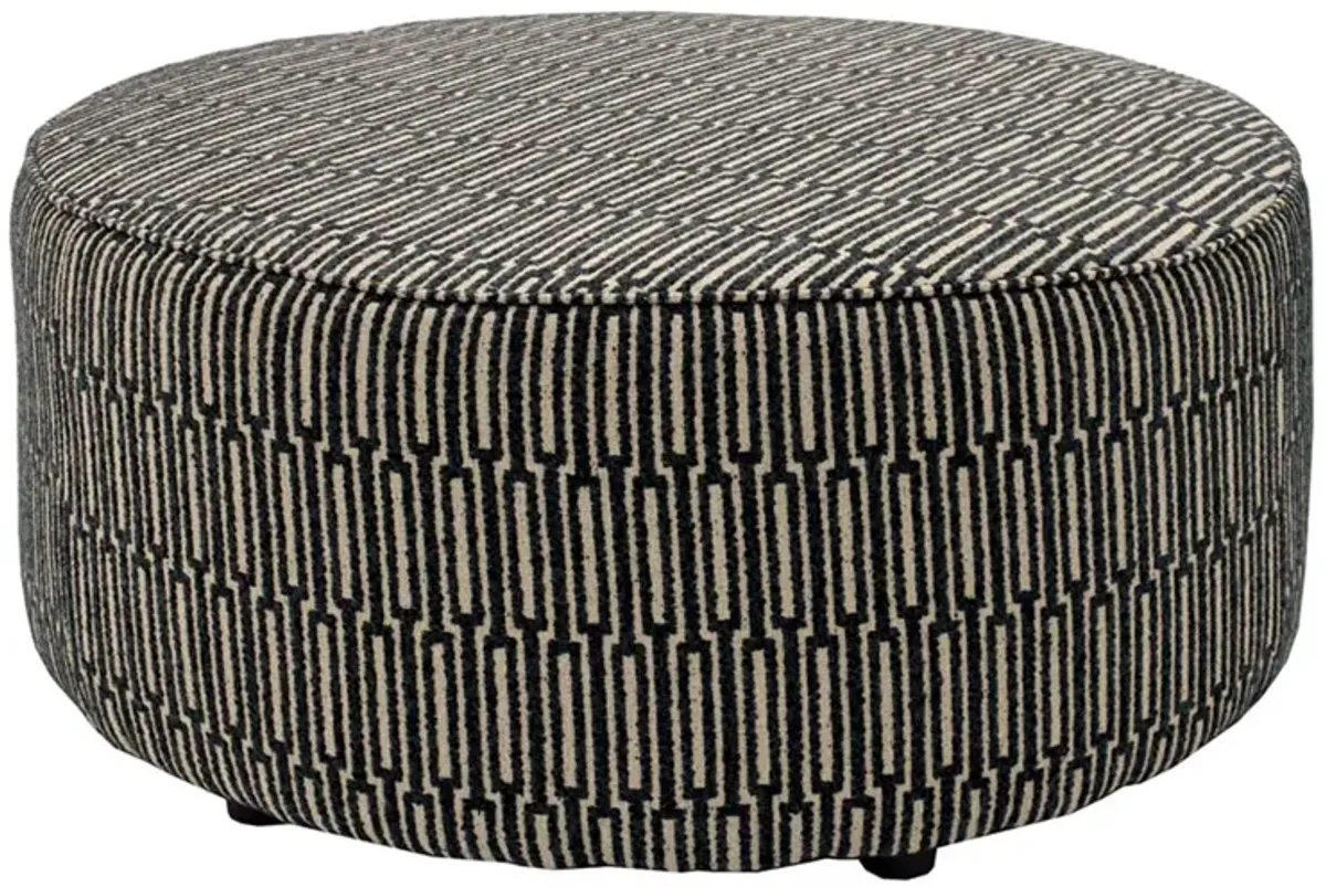 Ripple Midnight Cocktail Ottoman