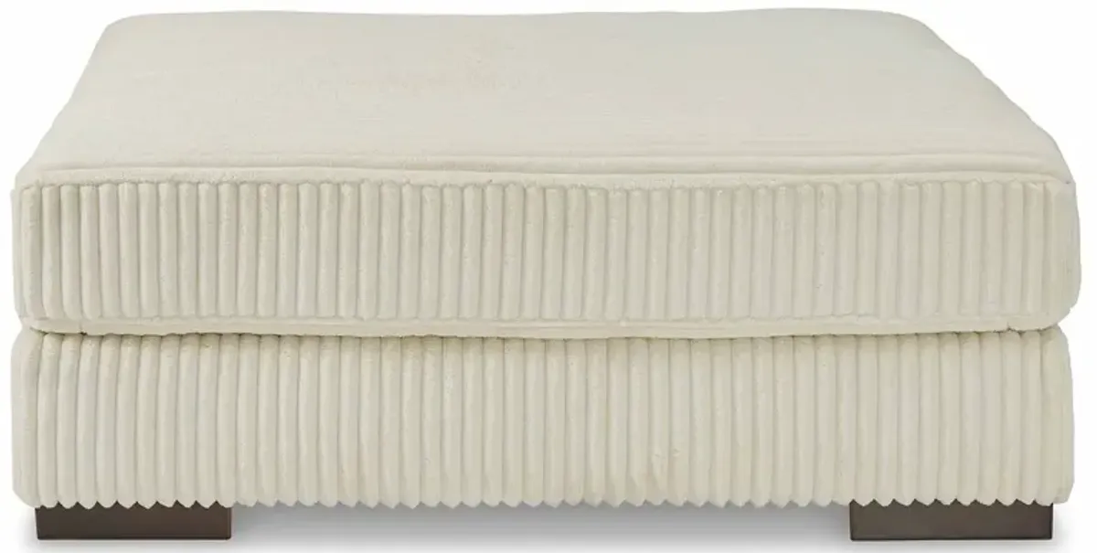 Lindyn Ivory Oversized Accent Ottoman