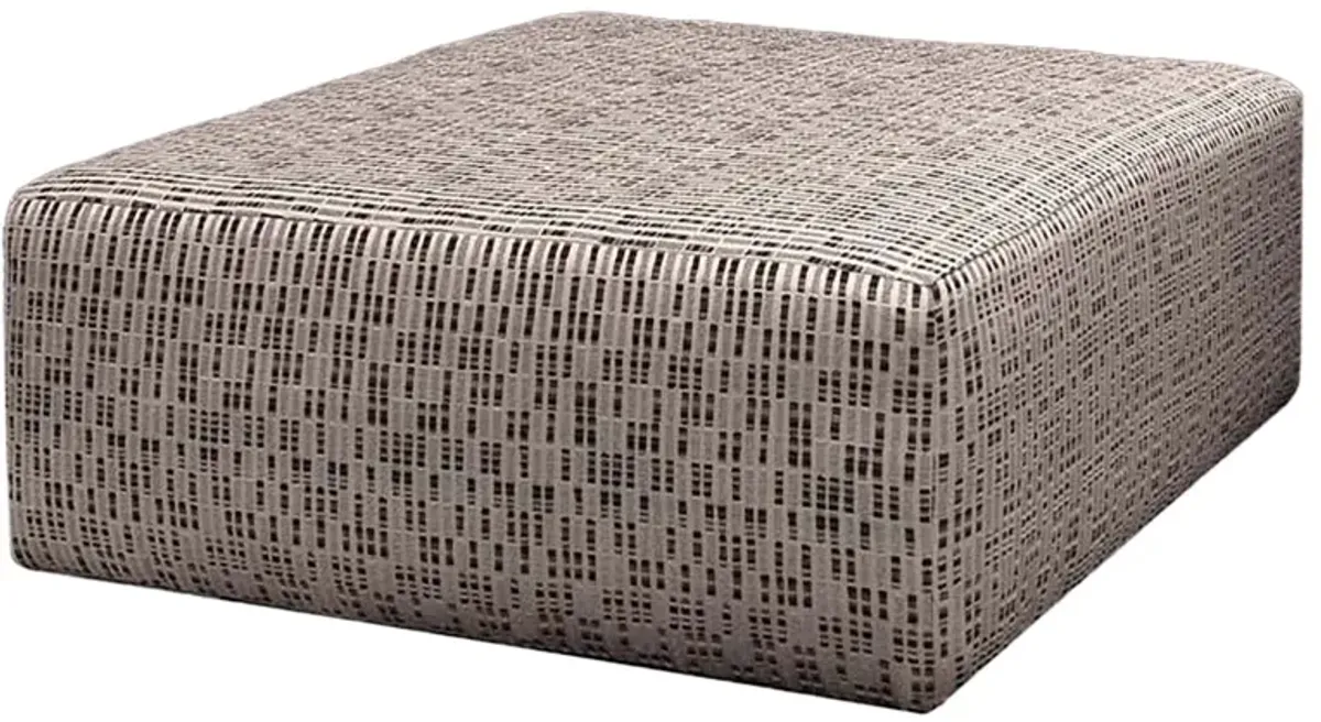 Polaris Chocolate Cocktail Ottoman