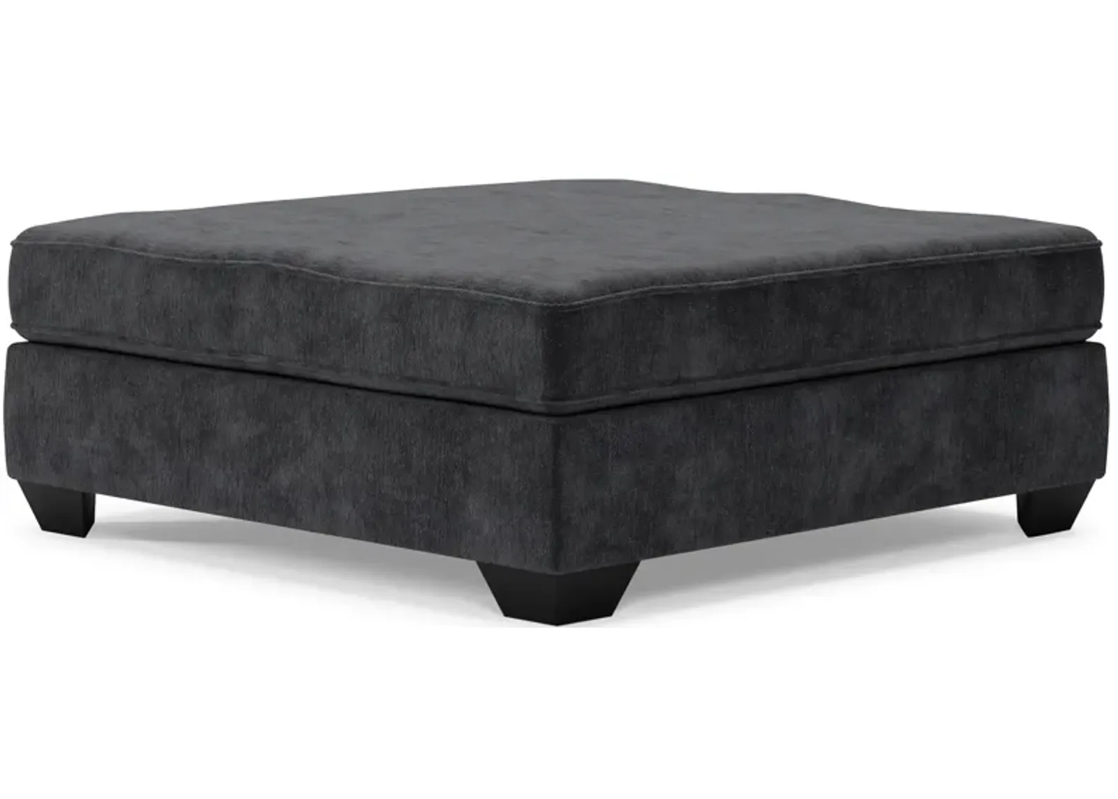 Rawcliffe Charcoal Oversized Accent Ottoman