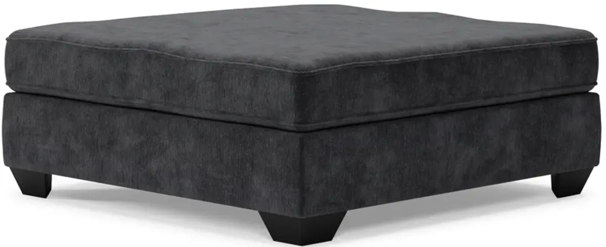 Rawcliffe Charcoal Oversized Accent Ottoman