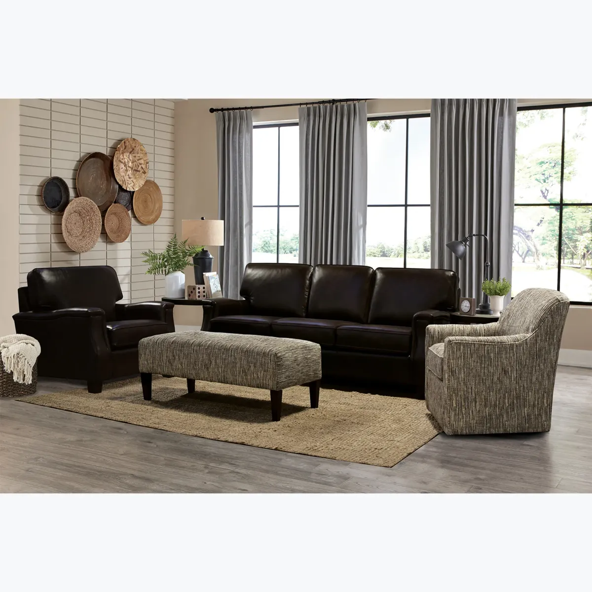 Salem Accent Large Ottoman