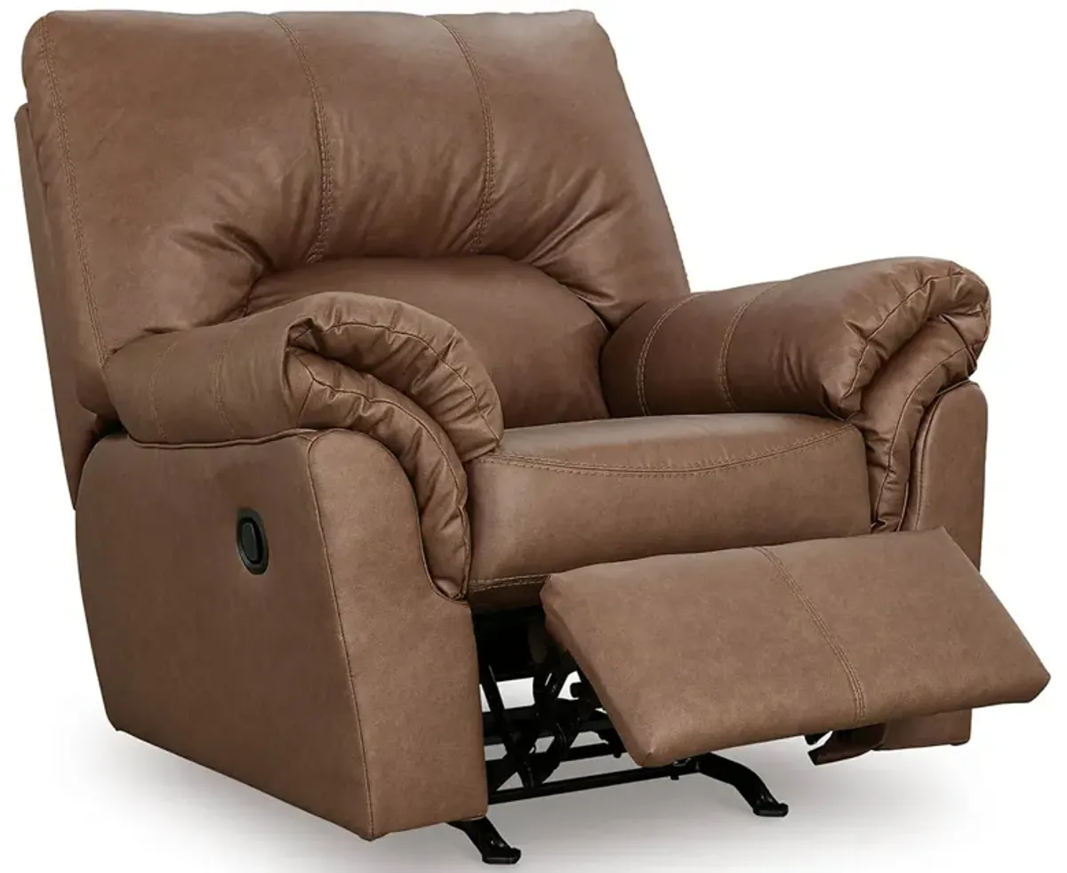 Willowbend Caramel Rocker Recliner