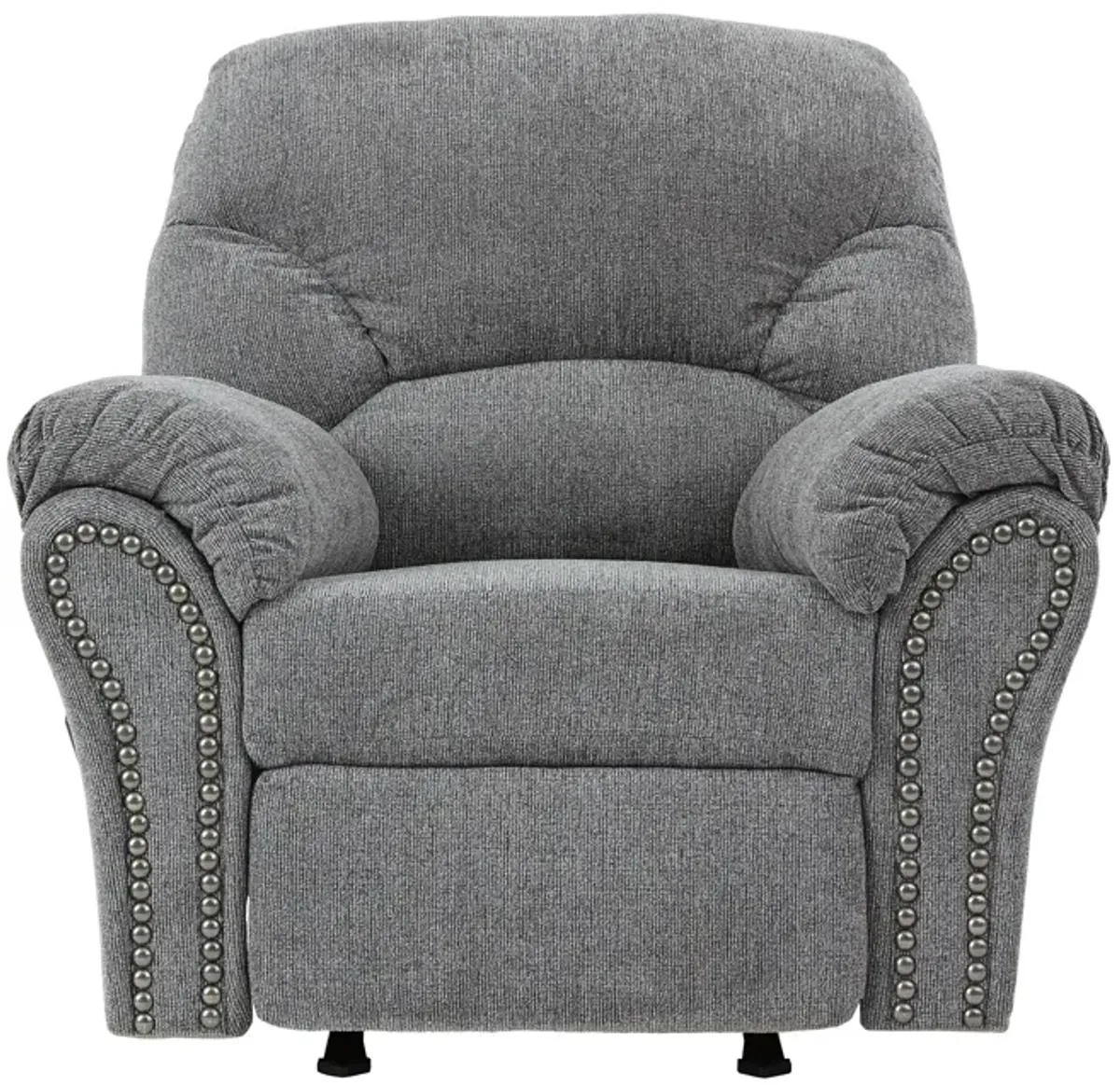 Allmaxx Pewter Rocker Recliner