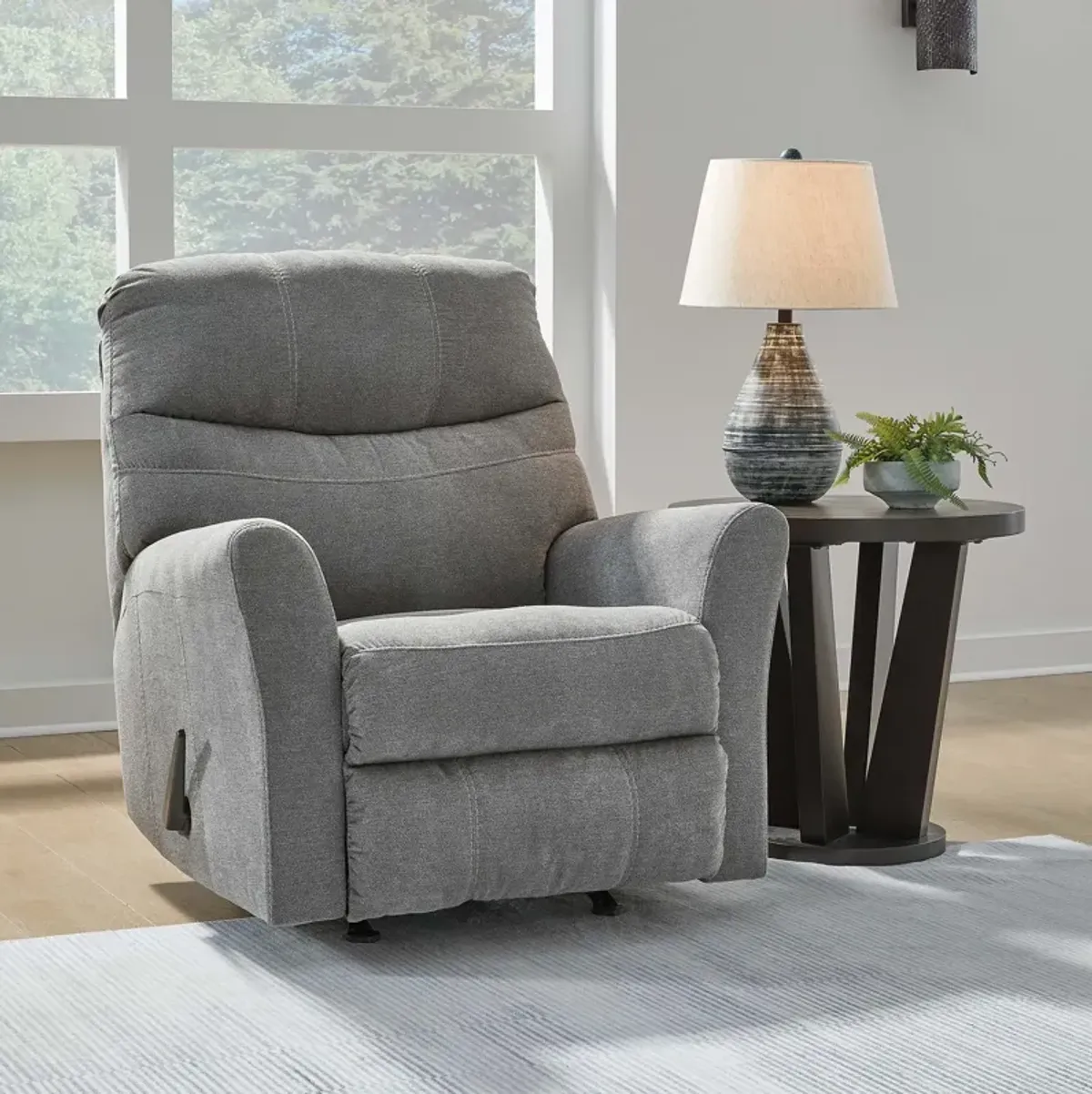 Marleton Gray Rocker Recliner